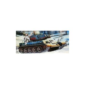 트럼펫 1 16 티-34 76 중간 탱크 1942 플라스틱 모델 
