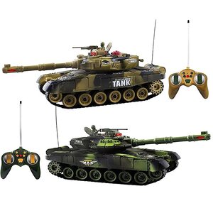 12””전투 탱크 전투2 적외선 원격 제어 전쟁 게임 탱크안전 및 내구성현실적인 사운드 및