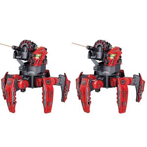 우주 전사 우주 전사 전투 유형 장난감 로봇 무선 조종 탱크(일본어 설명서 포함)(빨간색 