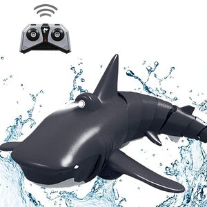 다기능 로봇 상어 상어 로봇 그레이트 화이트 상어 장난감 방수 디자인 어린이 장난감 원격 