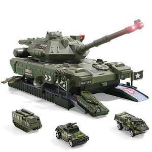귀여운 돌 탱크 장난감 2 인치 탱크 28 조각 세트 무작위 교육 완구 실제 모델 합금 미