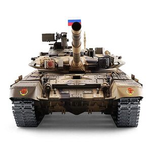 16 비율 2.4 그램 원격 제어 러시아어 90 주요 전투 탱크시뮬레이션 사운드 액션 연기