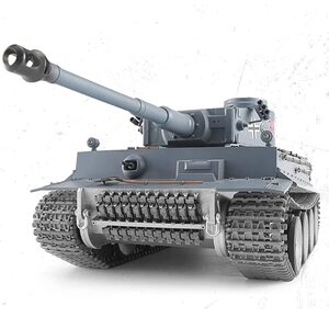 라디오 제어 탱크 모든 금속 섀시 소재 독일어 호랑이 나는 무거운 탱크 1 16 규모 2.