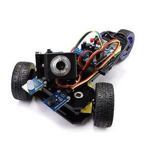 3 개의 바퀴 스마트 자동차 키트로봇 프로젝트앱 제어라이브 비디오초음파 범위카메라 서보 무