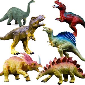 현실적인 공룡 피규어 장난감-티렉스 스테고사우루스 모노클로니우스를 포함한 어린이 및 유아 
