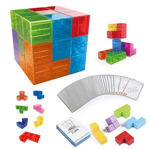 브레인 우드입체퍼즐 집에서할수있는취미 수업교구 매직 큐브 자석 블록 매직 큐브 세이지