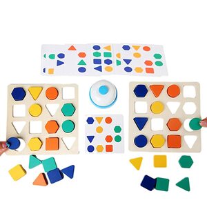 특수큐브 취미키트 만들기세트 퍼즐놀이 나무 유치원 모양 퍼즐 기하학 일치하는 장난감 유