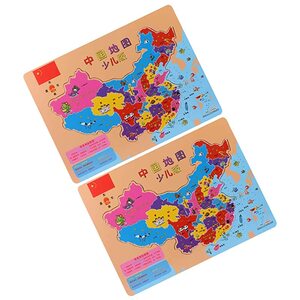 집에서할수있는취미 입체퍼즐 조립키트 우드입체퍼즐 어린이를위한 나무지도 퍼즐 중국지도 유