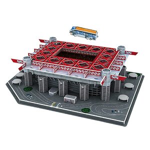 특수큐브 미니퍼즐 입체Puzzle 패턴블럭 3 차원 축구 경기장 모델 축구 필드 모델