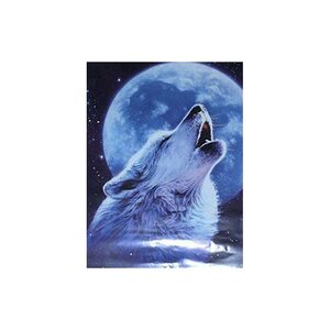 집에서할수있는취미 입체퍼즐 조립키트 우드입체퍼즐 지그 소 퍼즐 1000 개 늑대 달빛