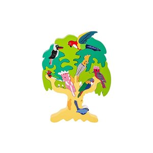 학습퍼즐 유아퍼즐 패턴블럭 브레인 양 0 새 나무 퍼즐 몬테소리 나무 장난감(잉꼬))