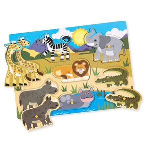 학습퍼즐 유아퍼즐 패턴블럭 브레인 멜리사 더그 나무 장난감 페그 퍼즐 동물 상감 퍼즐