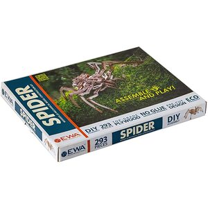 특수큐브 미니퍼즐 입체Puzzle 패턴블럭 에코 나무 예술 3 차원 퍼즐 거미(거미)