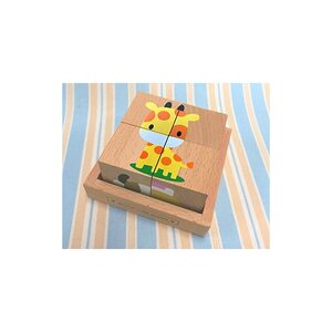 유아퍼즐 어려운퍼즐 입체Puzzle 특수큐브 다이와 동물 큐브 퍼즐의 나무 장난감