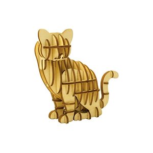 특수큐브 취미키트 만들기세트 퍼즐놀이 나무 퍼즐 키구미(키구미)고양이