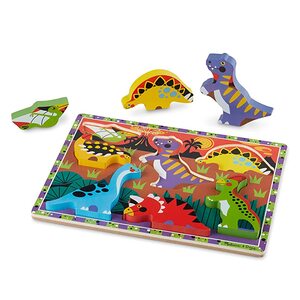 학습퍼즐 유아퍼즐 패턴블럭 브레인 멜리사 더그(멜리사두그)나무 장난감 공룡 장난감