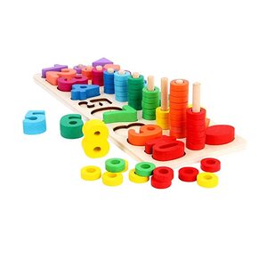 집에서할수있는취미 입체퍼즐 조립키트 우드입체퍼즐 어린이 숫자 퍼즐 보드 학습 게임 교육