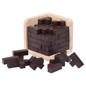 학습퍼즐 우드입체퍼즐 도형퍼즐 어려운퍼즐 100 개/대 나무 블록 퍼즐 어린이 조기 교