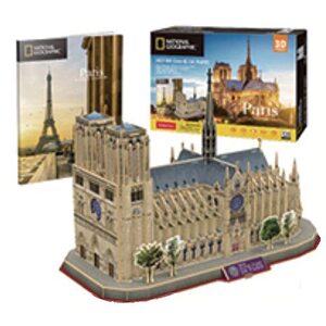 만들기수업 패턴블럭 조립퍼즐 어려운퍼즐 3 차원 퍼즐 세계 건축 시리즈 파리 노트르담
