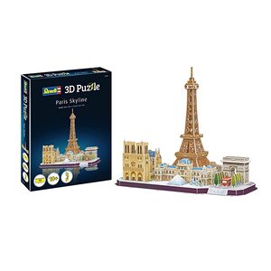 학습퍼즐 취미키트 아동퍼즐 입체Puzzle 독일 레벨 3 차원 퍼즐 도시 라인 파리(종